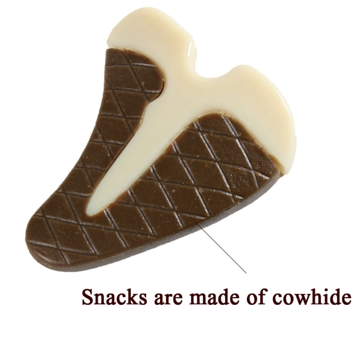สัตว์เลี้ยงกัดของเล่นทนไนลอน Cowhide ฟันกรามกินเล่นกระดูกสุนัขของเล่น, Small (Steak), Large (Steak), Small  (Chicken Wings), Large (Chicken Wings), Small  (Chicken Leg), Large  (Chicken Leg)