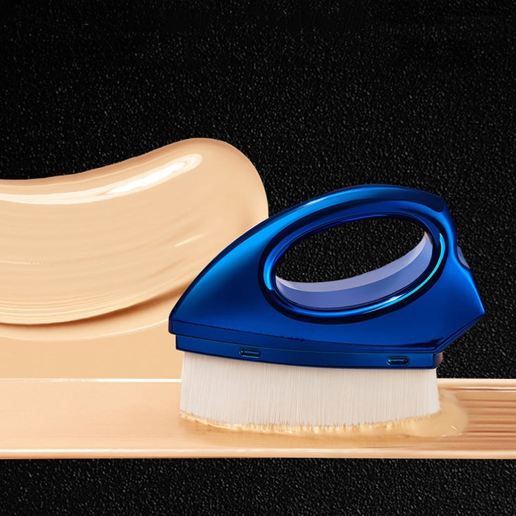 3 PCS Iron Foundation แปรงผมนุ่ม Blush Powder แปรงซ่อม Volume แปรงแป้งฝุ่น, Black Brown Hair (OPP Bag Packaging), Plating Blue White Hair (OPP Bag Packaging), Plating Blue Brown Hair (OPP Bag Packaging)