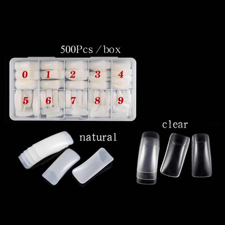 ชุดเครื่องมือแต่งเล็บชุดตัดเล็บเล็บ, Transparent French, Natural French, Transparent Semi-post, Natural Semi-post, Transparent Full Post, Natural Full Post, Transparent French Large Set, Transparent Semi-post Large Set, Transparent Full Post Large Set