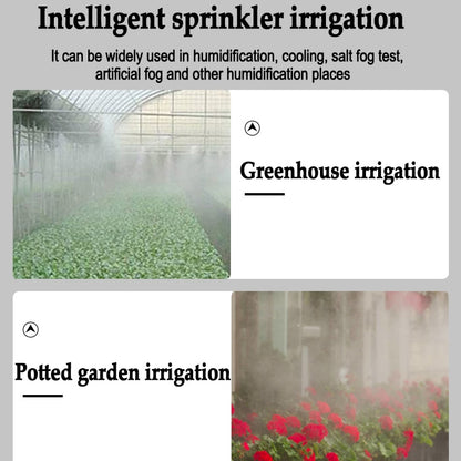 10 ชิ้น 6 มิลลิเมตรความชื้นและ Dedusting ระบายความร้อน Atomizing สปริงเกลอร์ด่วนปลั๊กหมอกหมอกหัวฉีด, 0.15mm, 0.2mm, 0.3mm, 0.4mm, 0.6mm, 0.7mm, 0.8mm