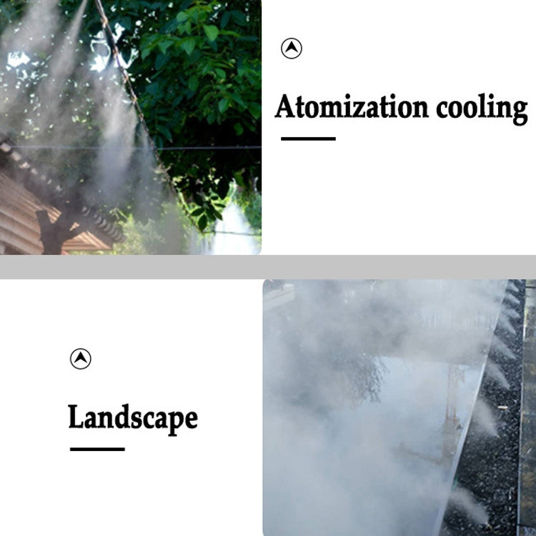 10 ชิ้น 6 มิลลิเมตรความชื้นและ Dedusting ระบายความร้อน Atomizing สปริงเกลอร์ด่วนปลั๊กหมอกหมอกหัวฉีด, 0.15mm, 0.2mm, 0.3mm, 0.4mm, 0.6mm, 0.7mm, 0.8mm
