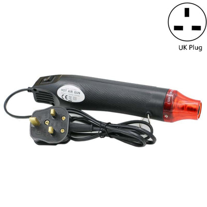 230V เซรามิค Hot Air อุปกรณ์แสตมป์ยางฟิล์มหดความร้อน DIY เครื่องใช้ไฟฟ้า,UK Plug, UK Plug( Black), UK Plug(White)