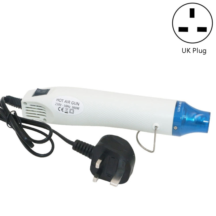 230V เซรามิค Hot Air อุปกรณ์แสตมป์ยางฟิล์มหดความร้อน DIY เครื่องใช้ไฟฟ้า,UK Plug, UK Plug( Black), UK Plug(White)