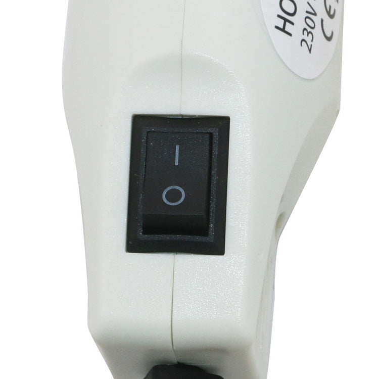 230V เซรามิค Hot Air อุปกรณ์แสตมป์ยางฟิล์มหดความร้อน DIY เครื่องใช้ไฟฟ้า,UK Plug, UK Plug( Black), UK Plug(White)