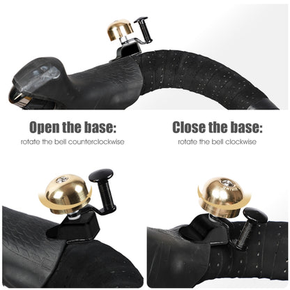 West Biking Bike Bell จักรยานเสือหมอบ เฉพาะ Super-Ring Copper Bell, West Biking Bicycle Bell(Red), West Biking Bicycle Bell(Copper)