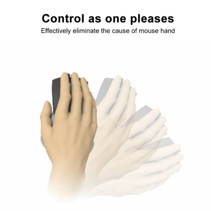 ซิลิโคนรองข้อมือแผ่นรองเม้าส์ที่วางฝ่ามือมือถือที่วางมือสำนักงาน, Black Right Hand