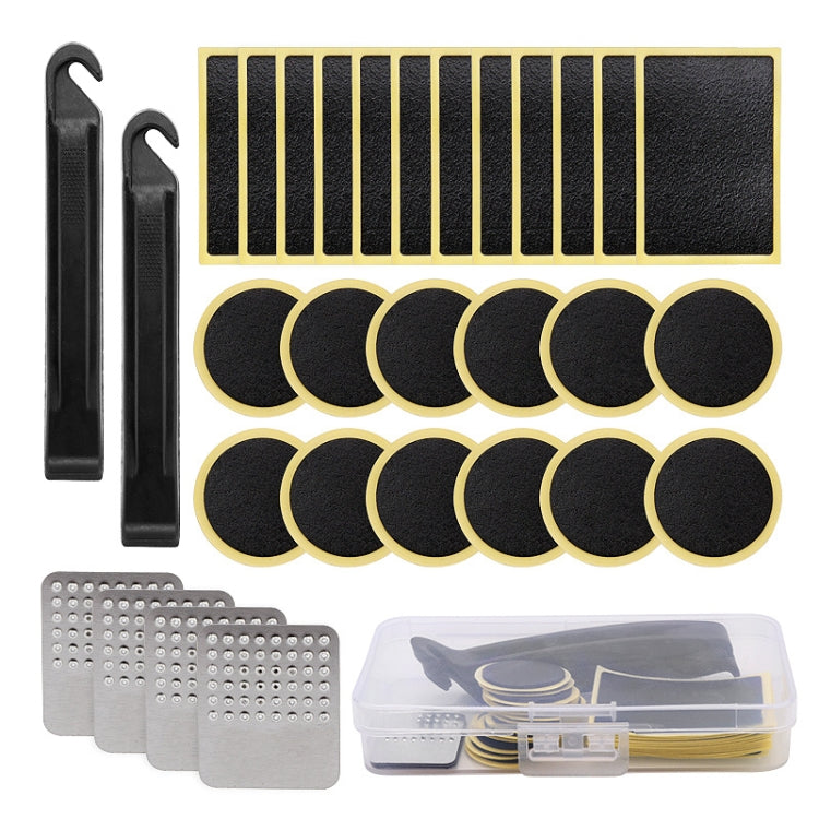 30 ชิ้น / เซ็ตเครื่องมือซ่อมยางรถจักรยานกล่องซ่อมยางอย่างรวดเร็ว, 30 PCS