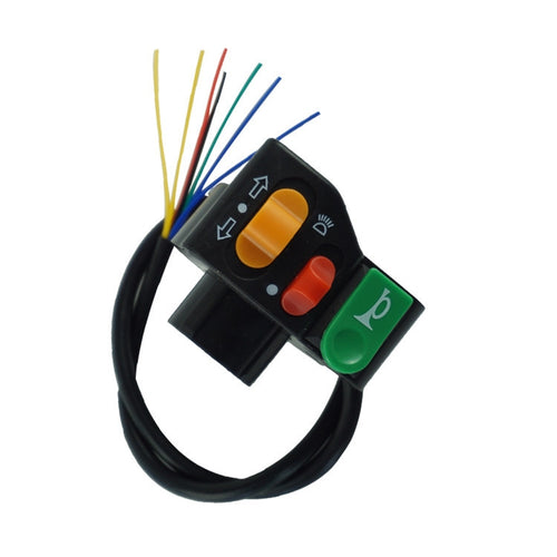 3 ชิ้นสวิทช์ปรับเปลี่ยนรถจักรยานยนต์ลำโพงเลี้ยวสวิทช์ไฟหน้า, Headlight Switch