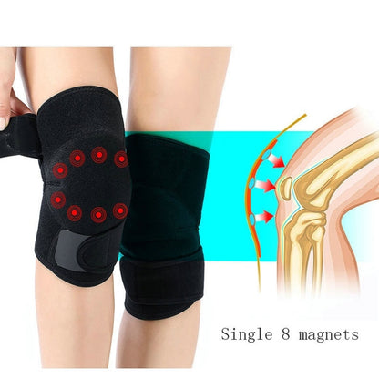 Tourmaline Self-Heating Sports รองเข่าฟาร์อินฟราเรดแม่เหล็ก Moxibustion รองเข่าอุ่น, Self-Heating Sports Knee Pads