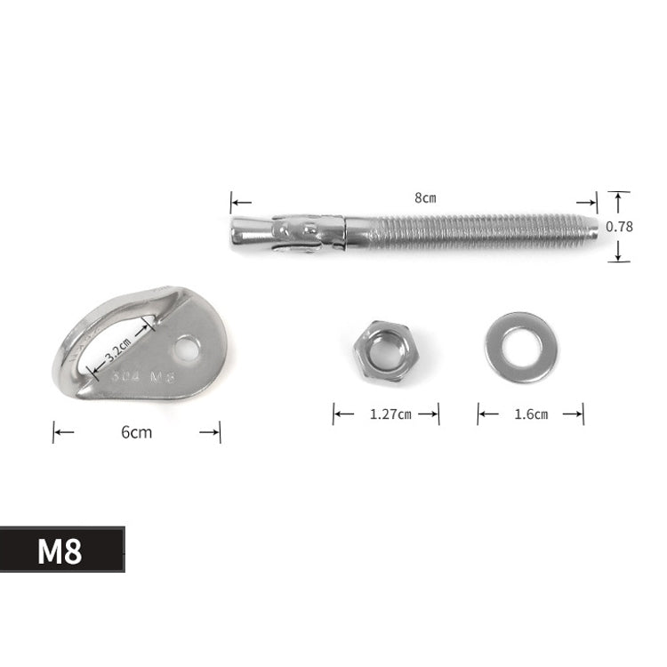 XINDA Rock Bullet เล็บที่กว้างขวางแขวนแท็บเล็ตสแตนเลสสตีลปีนถ้ำเล็บ, M8 Climb Nail, M10 Climb Nail