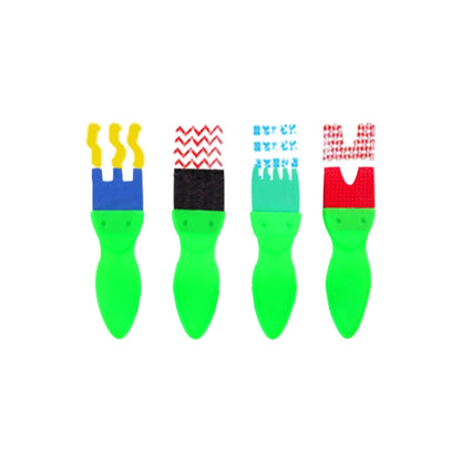 31 In 1 ภาพวาดฟองน้ำซีล Early Education Art Graffiti อุปกรณ์สำหรับเด็ก, 31 in 1/Yellow, 31 in 1/Red, 31 in 1/Blue