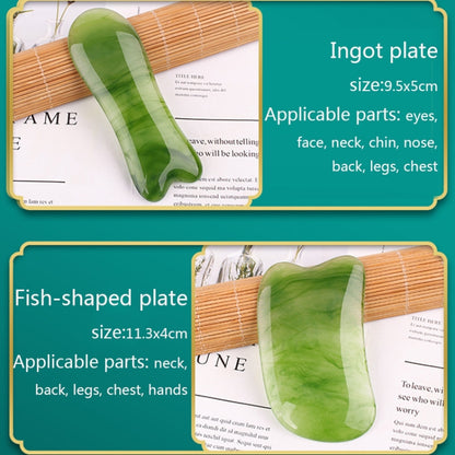 10 ชิ้นเรซิ่นขูดแผ่นนวดหน้า Tendon Stick Beauty Salon Shave Board ฝังเข็มปากกา, Amber Ingot Board, Amber Relaxing Stick, Amber Point Stick, Amber Meridiary Comb, Amber Triangle, Resin Yellow Ingot Board, Resin Yellow Fish Plate                         ...