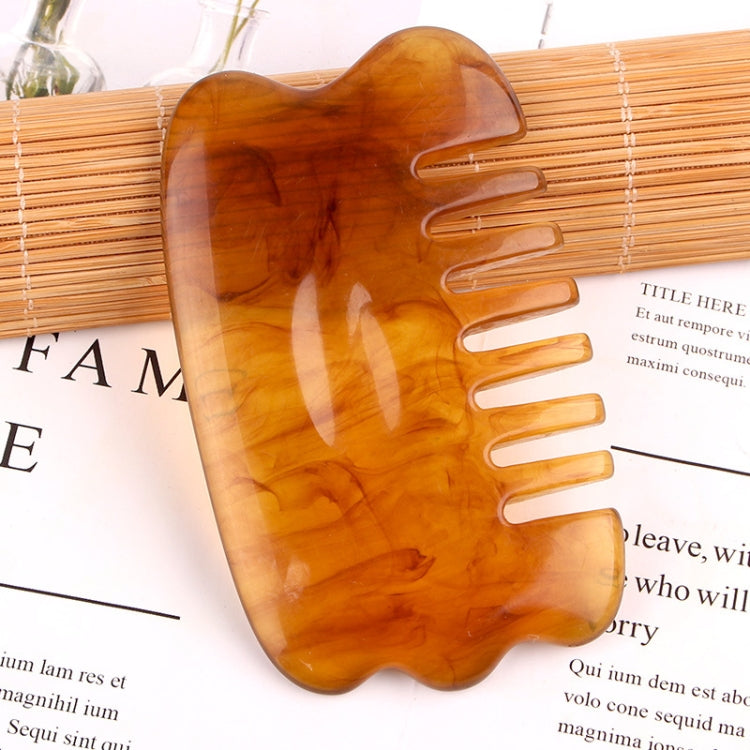 10 ชิ้นเรซิ่นขูดแผ่นนวดหน้า Tendon Stick Beauty Salon Shave Board ฝังเข็มปากกา, Amber Ingot Board, Amber Relaxing Stick, Amber Point Stick, Amber Meridiary Comb, Amber Triangle, Resin Yellow Ingot Board, Resin Yellow Fish Plate                         ...