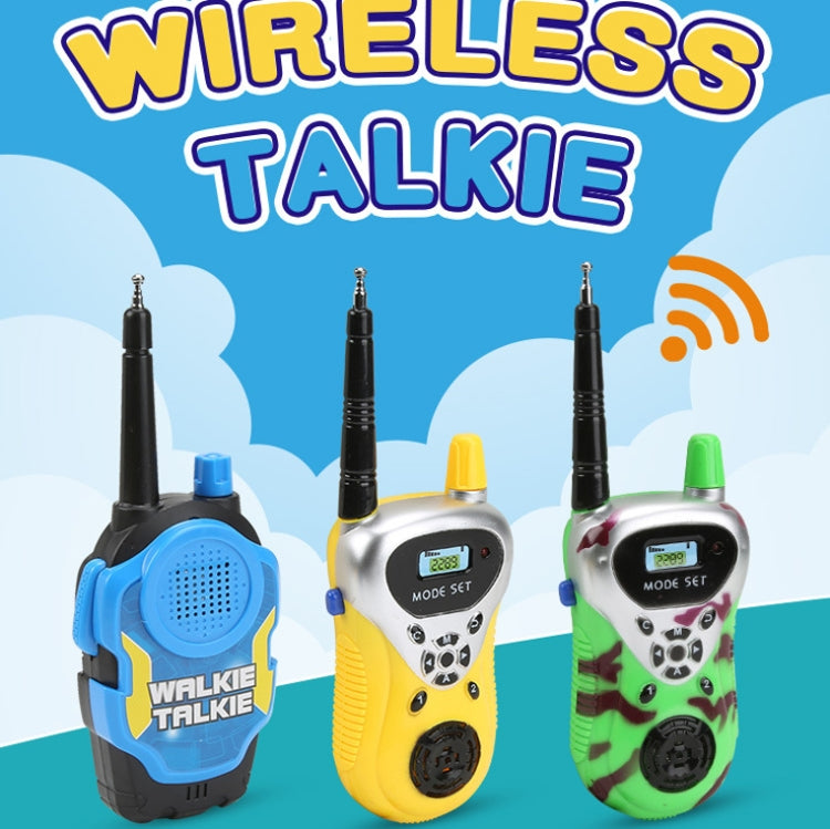 1 คู่ไร้สายอัจฉริยะ Walkie-Talkie Remote Dialogue Interactive ของเล่นเด็ก, 1 Pair Yellow, 1 Pair Blue