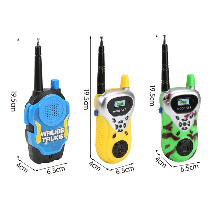 1 คู่ไร้สายอัจฉริยะ Walkie-Talkie Remote Dialogue Interactive ของเล่นเด็ก, 1 Pair Yellow, 1 Pair Blue