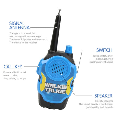 1 คู่ไร้สายอัจฉริยะ Walkie-Talkie Remote Dialogue Interactive ของเล่นเด็ก, 1 Pair Yellow, 1 Pair Blue