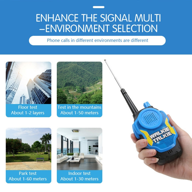 1 คู่ไร้สายอัจฉริยะ Walkie-Talkie Remote Dialogue Interactive ของเล่นเด็ก, 1 Pair Yellow, 1 Pair Blue