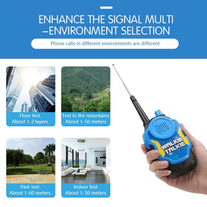 1 คู่ไร้สายอัจฉริยะ Walkie-Talkie Remote Dialogue Interactive ของเล่นเด็ก, 1 Pair Yellow, 1 Pair Blue