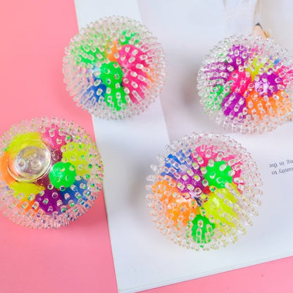 6 ชิ้น 6 ซม. ลูกปัดสี TPR Vent Ball ของเล่นบีบอัด, Balloon Ball