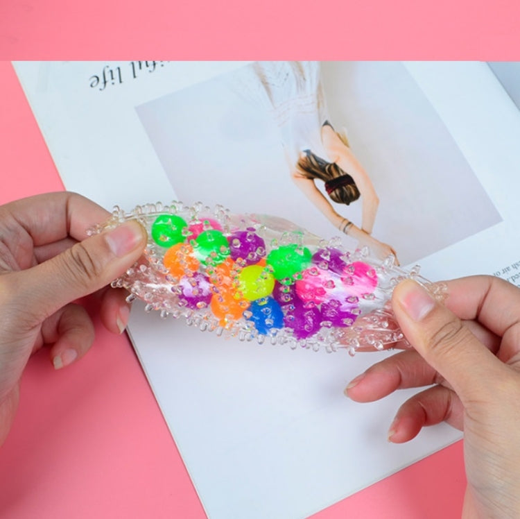 6 ชิ้น 6 ซม. ลูกปัดสี TPR Vent Ball ของเล่นบีบอัด, Balloon Ball
