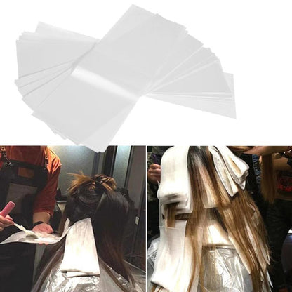3 ชุดกระดาษย้อมผมแยกกระดาษเครื่องมือทำผม