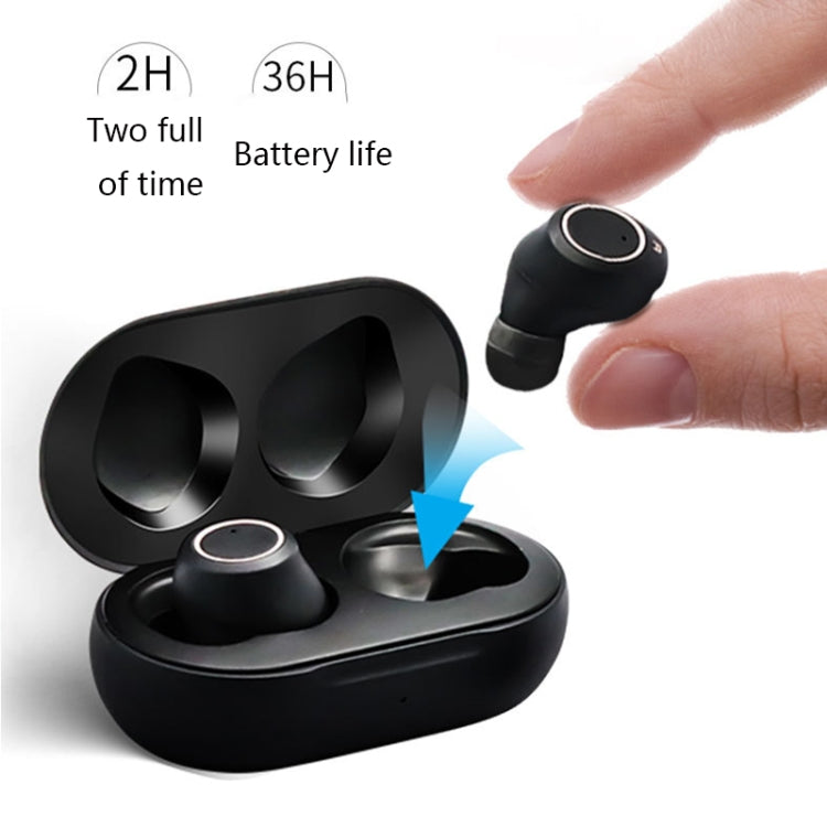 GM-305 Binaural Magnetic เครื่องช่วยฟังไร้สาย Bluetooth ผู้สูงอายุเครื่องขยายเสียง, GM-305 (Black), GM-305 (White)