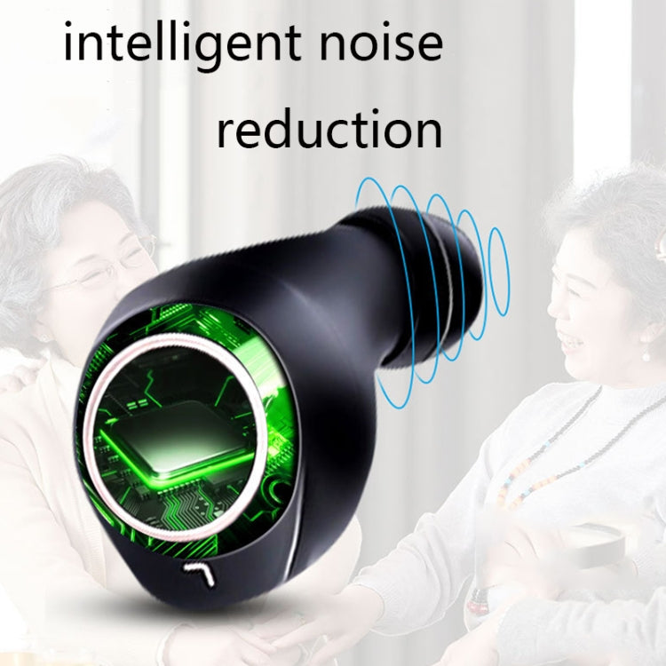 GM-305 Binaural Magnetic เครื่องช่วยฟังไร้สาย Bluetooth ผู้สูงอายุเครื่องขยายเสียง, GM-305 (Black), GM-305 (White)
