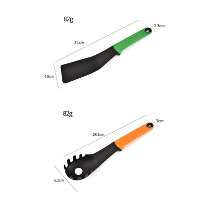 6 in 1 ครัวไนลอนเครื่องครัวไม่ติดพลั่วทำอาหารชุดช้อน, Shovel Spoon Set