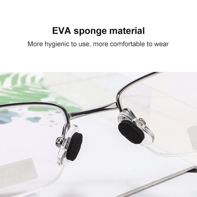 20 ชิ้นแว่นแถบจมูกนุ่มฟองน้ำ EVA แผ่นจมูกสบายไม่มีเครื่องหมายกดไม่ลบแต่งหน้าป้องกันความสูงตากรอบจมูก, D-type Black 1.0mm