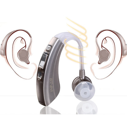 VHP-220 เครื่องช่วยฟังผู้สูงอายุไร้สายที่มองไม่เห็น เครื่องขยายเสียง เครื่องเก็บเสียง
