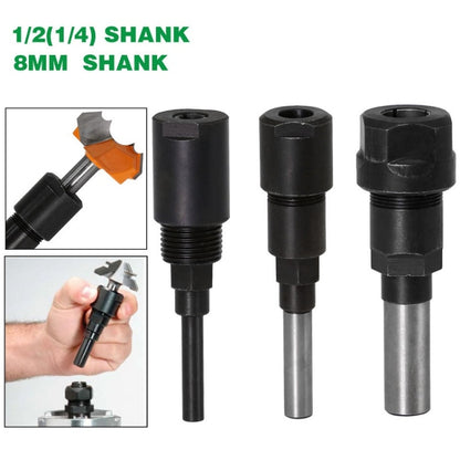 แกนขยายเครื่องแกะสลักและตัดแต่ง สไตล์:, 1/4 inch Handle, 8mm Handle, 1/2 inch Handle