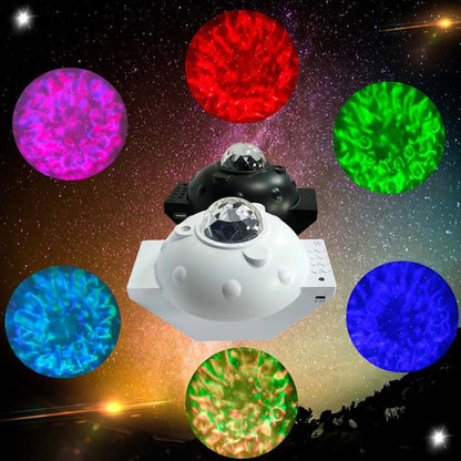 SC522-01 USB บลูทูธเพลงลายน้ำ Starry Sky Projection Light LED Stage Light Night Light