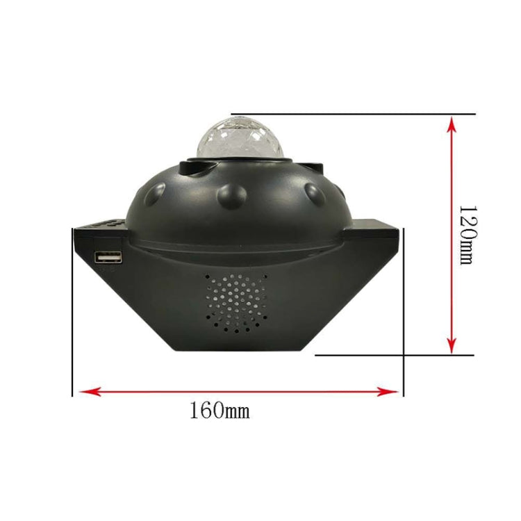 SC522-01 USB บลูทูธเพลงลายน้ำ Starry Sky Projection Light LED Stage Light Night Light