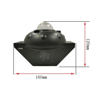 SC522-01 USB บลูทูธเพลงลายน้ำ Starry Sky Projection Light LED Stage Light Night Light
