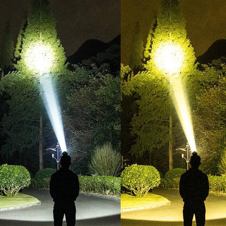LED Night Fishing Charge Head Light แคมป์ปิ้งกลางแจ้งตกปลา Miner Light ไฟฉายหัวไฟฉายพร้อมจอแสดงผล, 32 Lamp Beads White Light, 32 Lamp Beads Yellow Light, 40 Lamp Beads White Light, 40 Lamp Beads Yellow Light