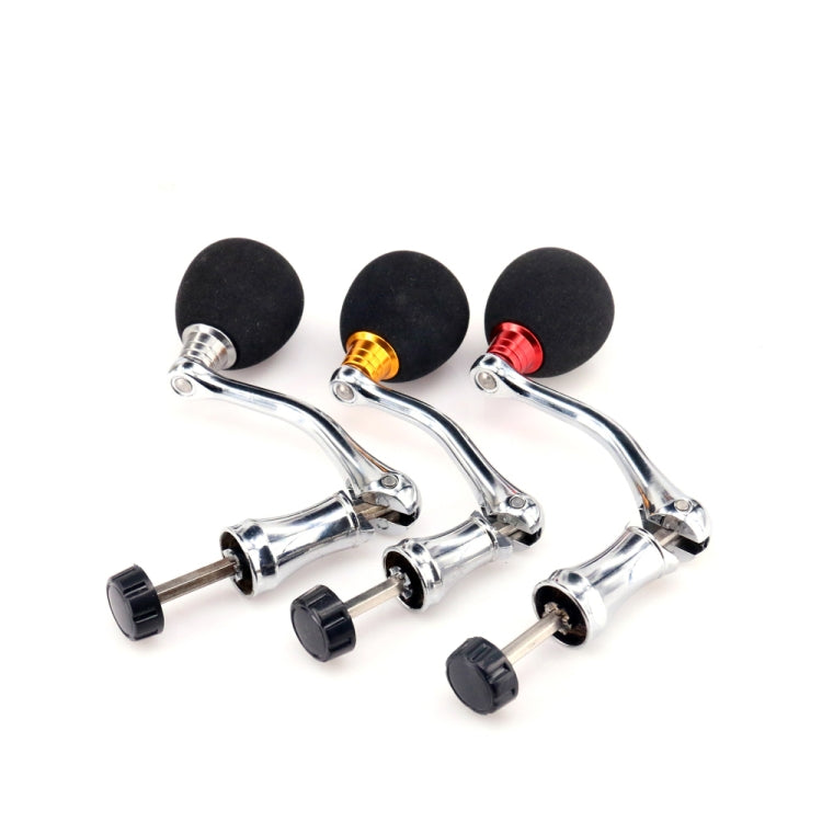 DEUKIO โลหะทั้งหมด EVA Rocker Fishing Reel Rocker ลูกบิดอลูมิเนียมสำหรับปลา Reel Tackle อุปกรณ์เสริม, Medium (Golden), Medium(Red), Large (Red), Large (Gun Color)