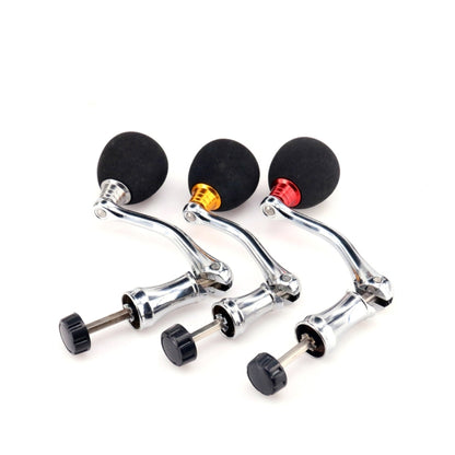 DEUKIO โลหะทั้งหมด EVA Rocker Fishing Reel Rocker ลูกบิดอลูมิเนียมสำหรับปลา Reel Tackle อุปกรณ์เสริม, Medium (Golden), Medium(Red), Large (Red), Large (Gun Color)