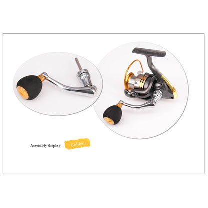 DEUKIO โลหะทั้งหมด EVA Rocker Fishing Reel Rocker ลูกบิดอลูมิเนียมสำหรับปลา Reel Tackle อุปกรณ์เสริม, Medium (Golden), Medium(Red), Large (Red), Large (Gun Color)