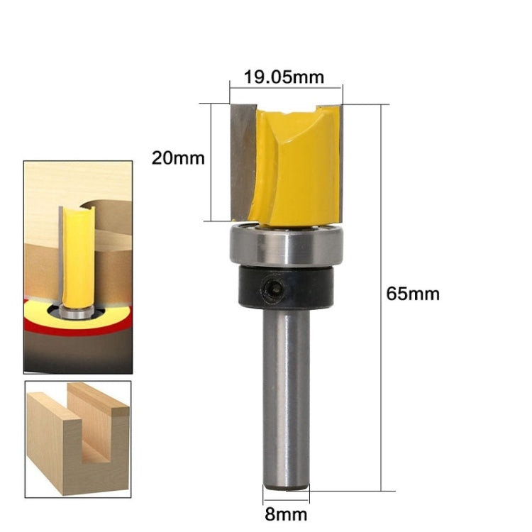 8MM Shank Copy Type มีดตัดขอบตรงเครื่องแกะสลักเครื่องตัด, 8x3/4x20mm, 8x3/4x25mm, 8x3/4x38mm, 8x3/4x50mm, 4PCS/Set