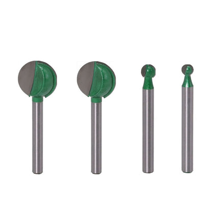มีดแกะสลักทรงกลมงานไม้ด้ามตรงหัวเจียร, 4PCS/Set 6 Handles, 4PCS/Set 6 Handles Extended, 3 PCS/Set 3 Handle