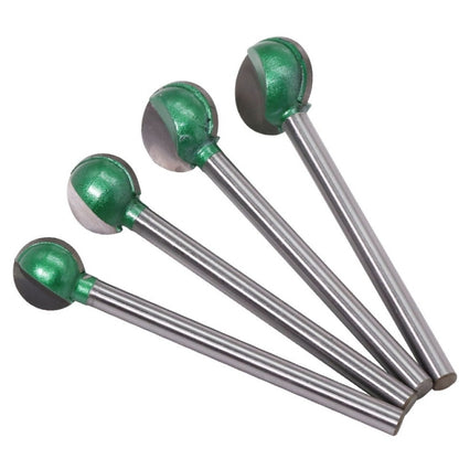 มีดแกะสลักทรงกลมงานไม้ด้ามตรงหัวเจียร, 4PCS/Set 6 Handles, 4PCS/Set 6 Handles Extended, 3 PCS/Set 3 Handle