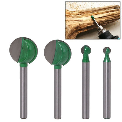 มีดแกะสลักทรงกลมงานไม้ด้ามตรงหัวเจียร, 4PCS/Set 6 Handles, 4PCS/Set 6 Handles Extended, 3 PCS/Set 3 Handle