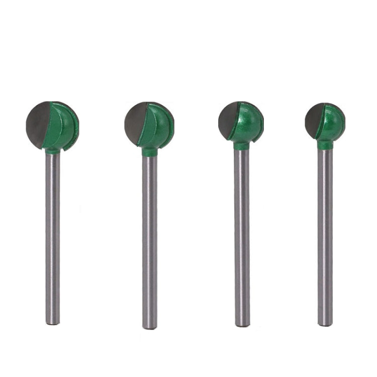มีดแกะสลักทรงกลมงานไม้ด้ามตรงหัวเจียร, 4PCS/Set 6 Handles, 4PCS/Set 6 Handles Extended, 3 PCS/Set 3 Handle
