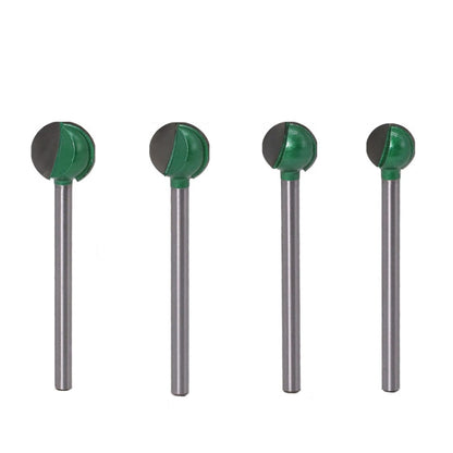 มีดแกะสลักทรงกลมงานไม้ด้ามตรงหัวเจียร, 4PCS/Set 6 Handles, 4PCS/Set 6 Handles Extended, 3 PCS/Set 3 Handle