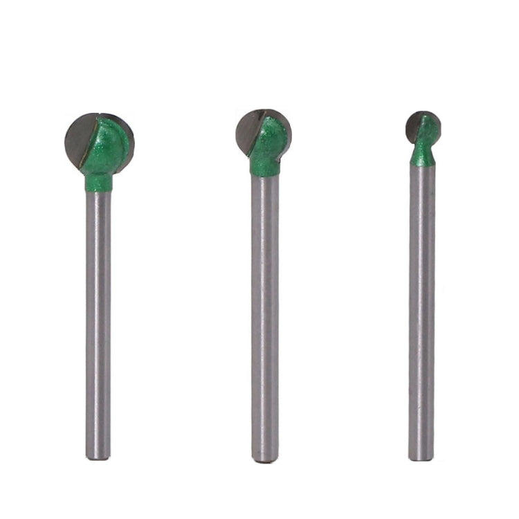 มีดแกะสลักทรงกลมงานไม้ด้ามตรงหัวเจียร, 4PCS/Set 6 Handles, 4PCS/Set 6 Handles Extended, 3 PCS/Set 3 Handle
