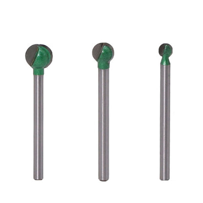 มีดแกะสลักทรงกลมงานไม้ด้ามตรงหัวเจียร, 4PCS/Set 6 Handles, 4PCS/Set 6 Handles Extended, 3 PCS/Set 3 Handle