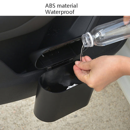 2 ชิ้นถังขยะรถยนต์ความจุขนาดใหญ่อุปกรณ์ตกแต่งภายในกล่อง, Car Trash Can