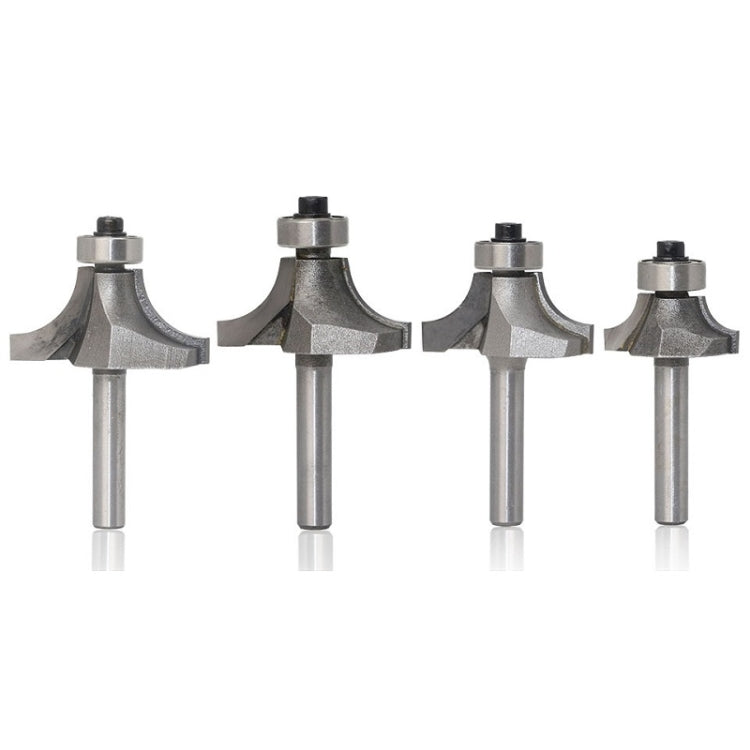 4 ชิ้น/เซ็ตรอบมุมเครื่องตัดไม้เครื่องตัดโลหะผสมหัวตัด, 4 PCS/Set Alloy Cutter Head