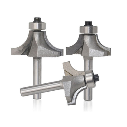4 ชิ้น/เซ็ตรอบมุมเครื่องตัดไม้เครื่องตัดโลหะผสมหัวตัด, 4 PCS/Set Alloy Cutter Head
