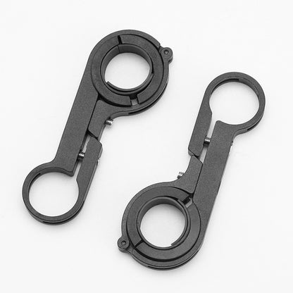 BG-798 30 ซม.จักรยาน Extension Bracket Double Rod อลูมิเนียมไฟฉายนาฬิกาจับเวลาไฟหน้าวงเล็บขยาย, BG-798
